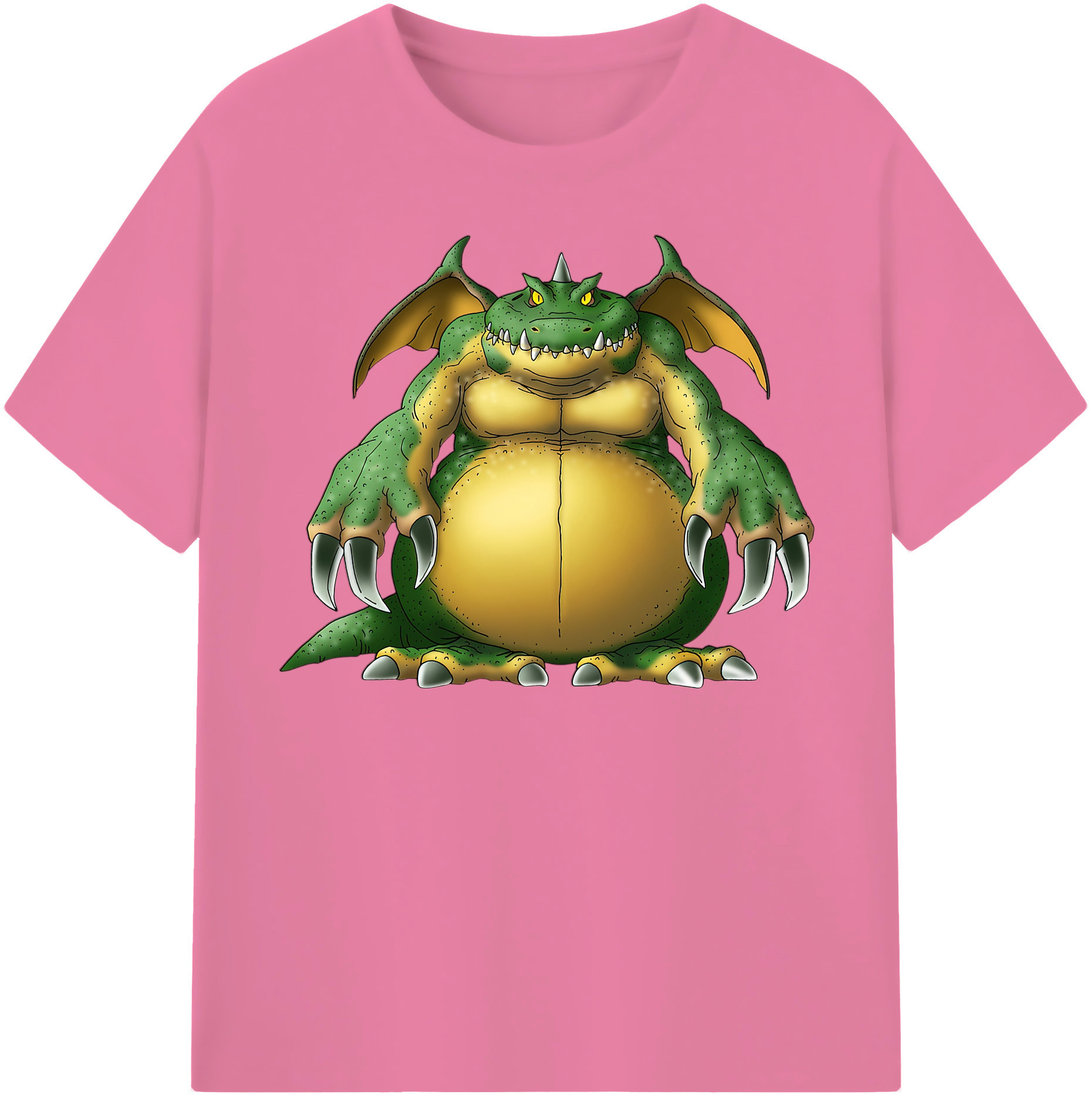 （画像用） ドラゴンクエスト Doragon Kuesuto Dragon Quest 綿100％半袖Tシャツ（フロントプリント）